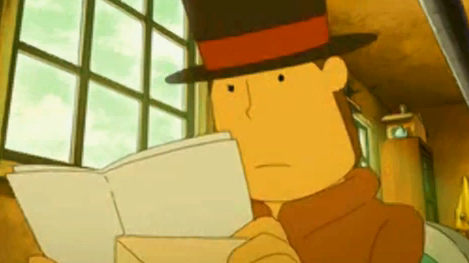 Layton_receiving_a_letter
